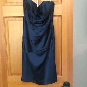 David’s bridal dress-navy